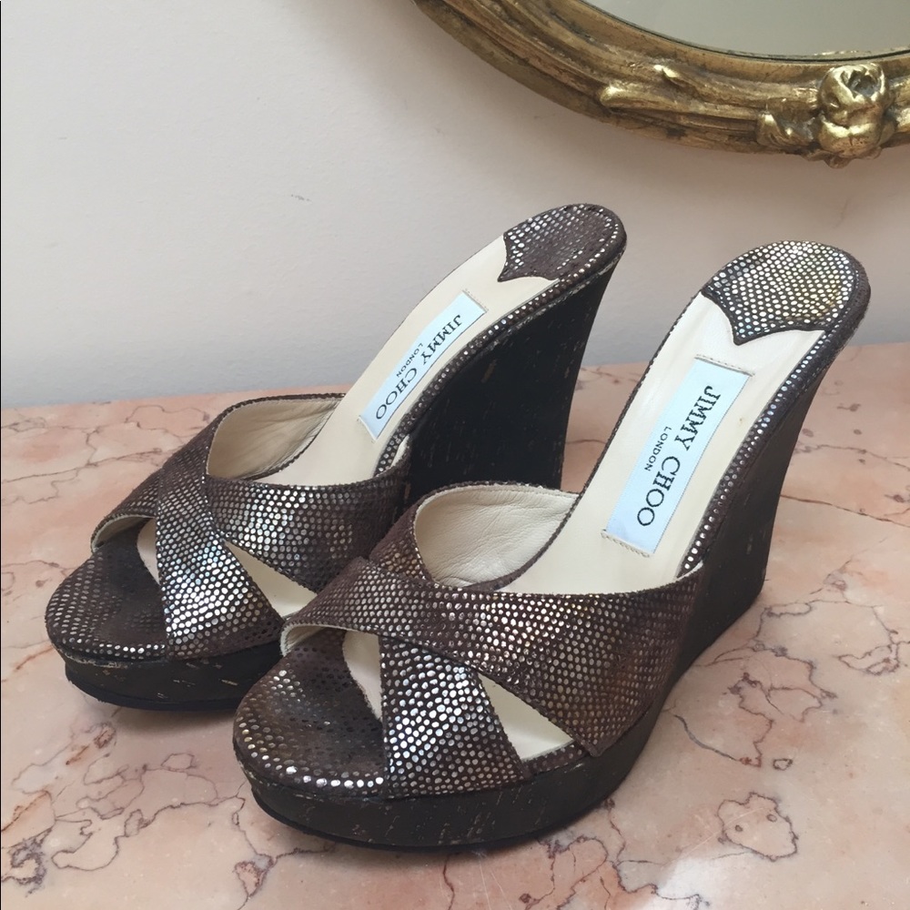 Authentic Jimmy Choo Wedges Size 8